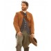 Making History Adam Pally (Dan) Suede Leather Coat